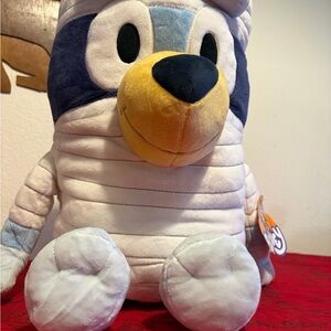 Bluey Plush Toy - Blue and White